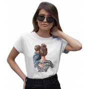 Дамска тениска MOM of  BOY