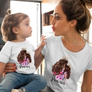 Сет за майка и дъщеря с арт принт Princesses