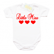 Забавно бебешко боди Little Miss​