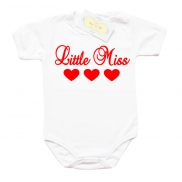 Забавно бебешко боди Little Miss​